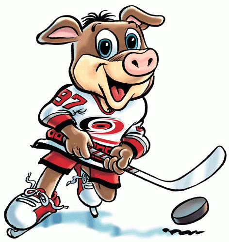 Carolina Hurricanes 1999 00-2006 07 Mascot Logo iron on paper